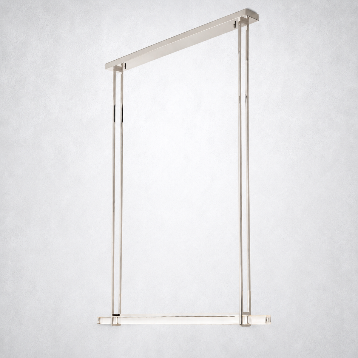 Sterling Single Bar Linear Chandelier 60"