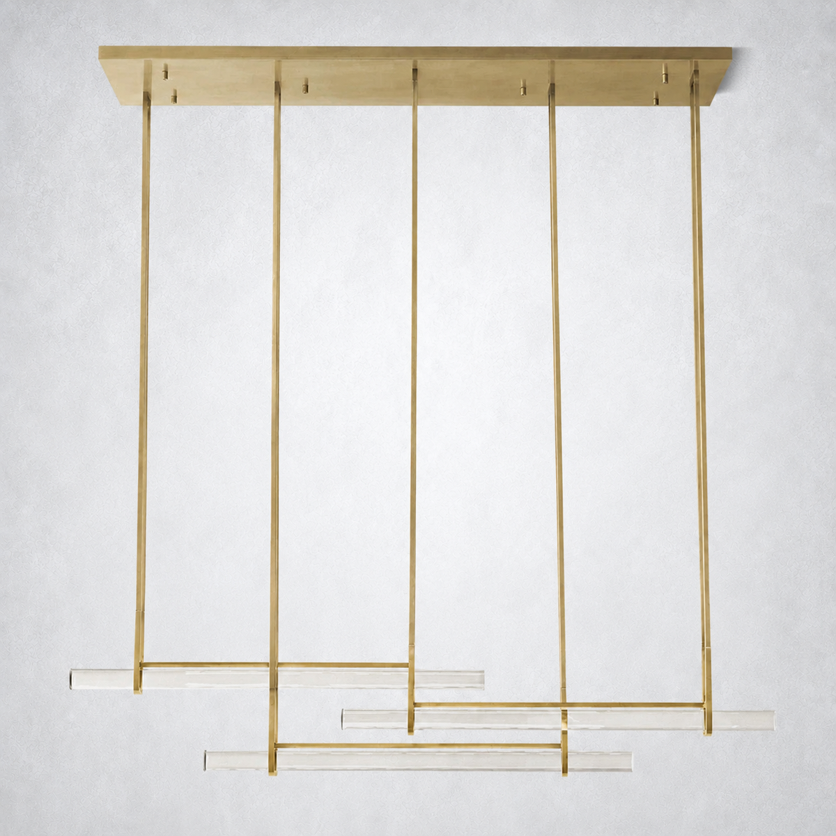 Sterling Triple Bar Linear Chandelier