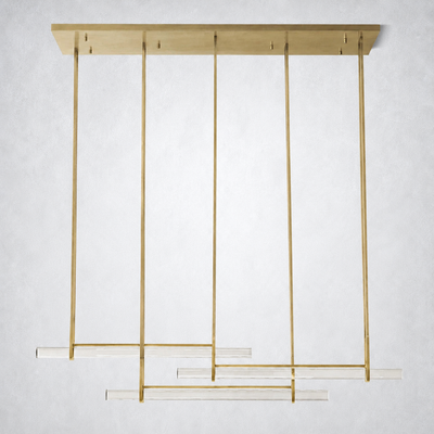 Sterling Triple Bar Linear Chandelier