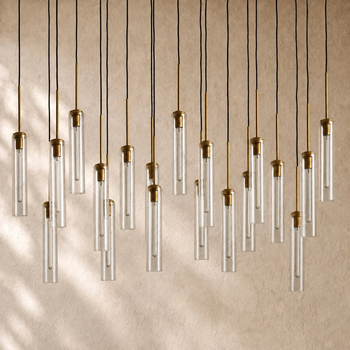 Collane Linear Glass Chandelier