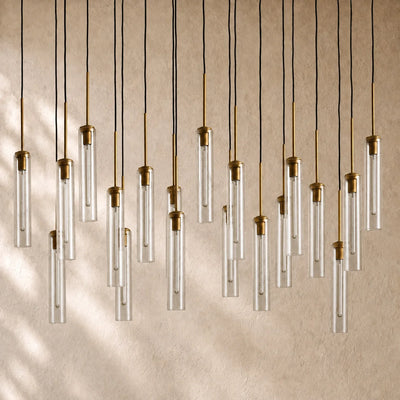 Collane Linear Glass Chandelier
