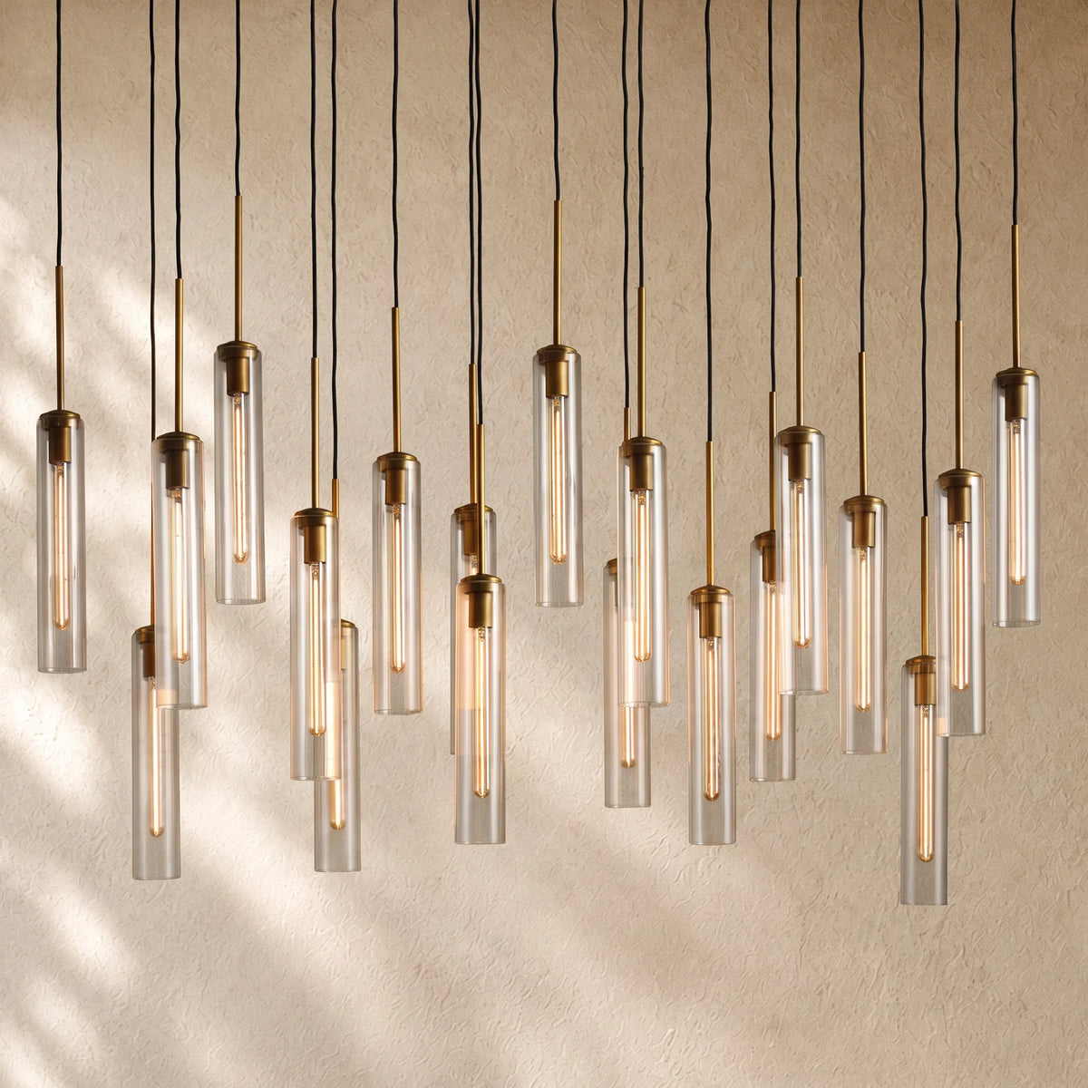 Collane Linear Glass Chandelier