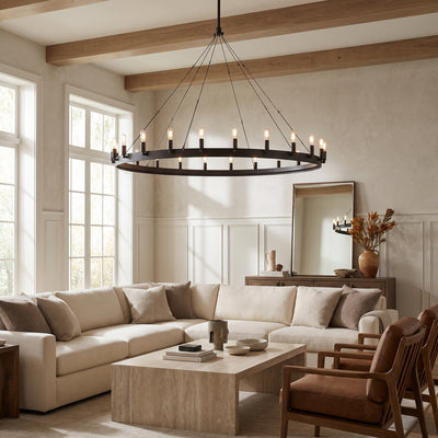 Cominv Round Chandelier 26", 38", 50", 63", 73"