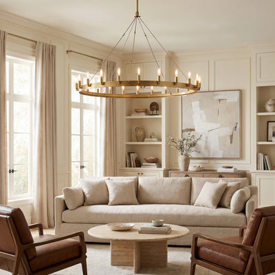 Cominv Round Chandelier 26", 38", 50", 63", 73"