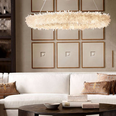 Savoy Crystal Halo Chandelier