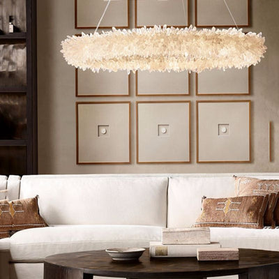 Savoy Crystal Halo Chandelier