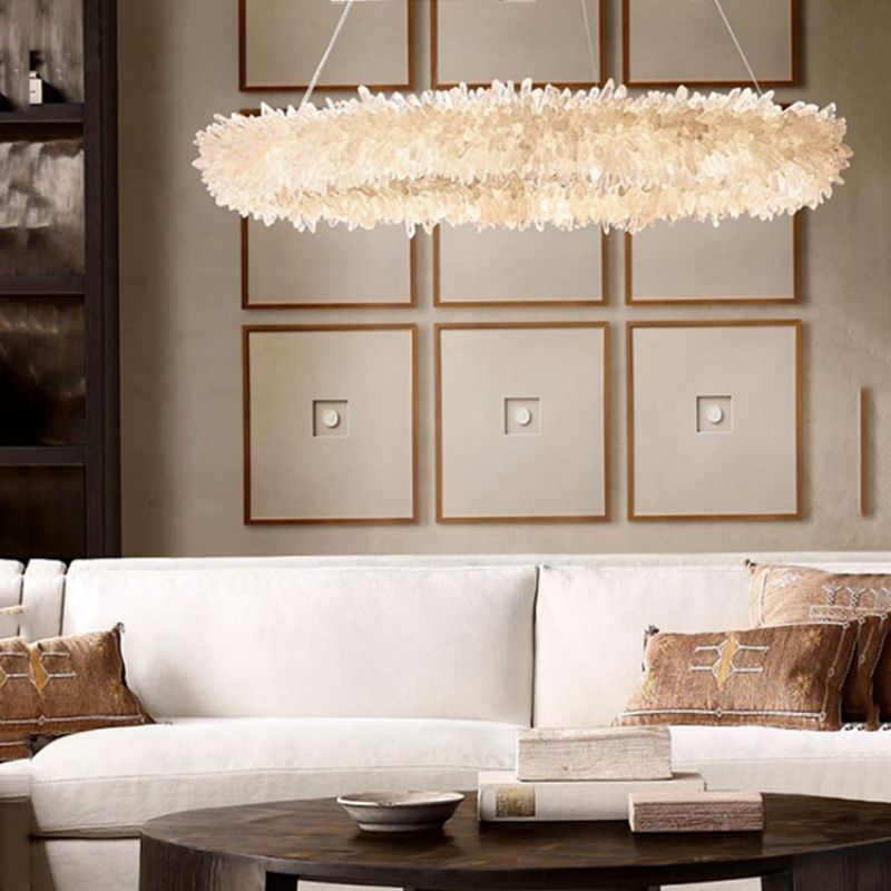 Savoy Crystal Halo Chandelier