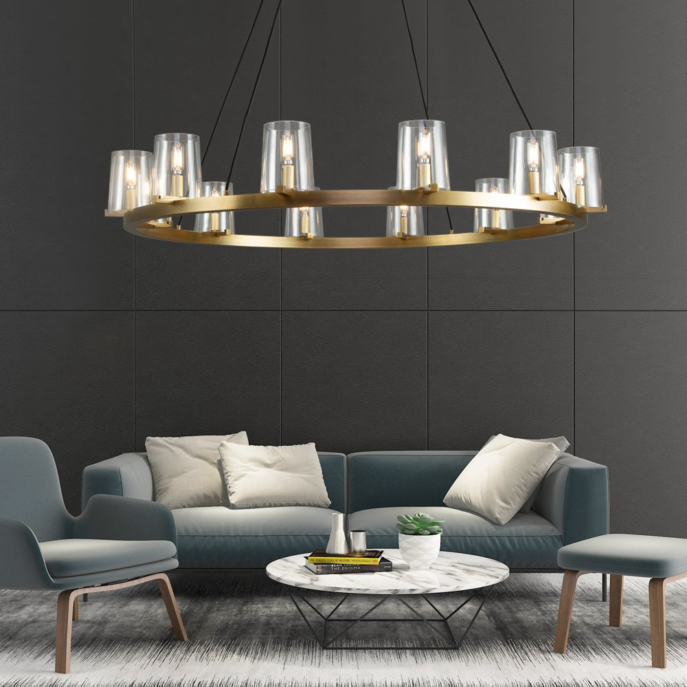 Puailace Round Chandelier