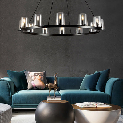 Puailace Round Chandelier