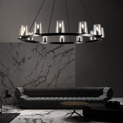 Puailace Round Chandelier