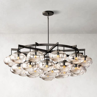 Babrette Clear Glass Round Chandelier
