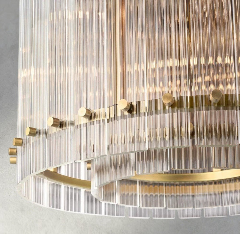 San Marca Glass Round Chandelier
