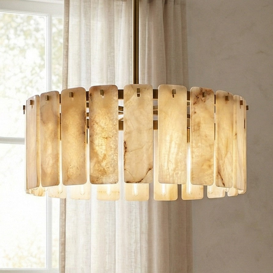 Calametta Onyx Round Chandelier