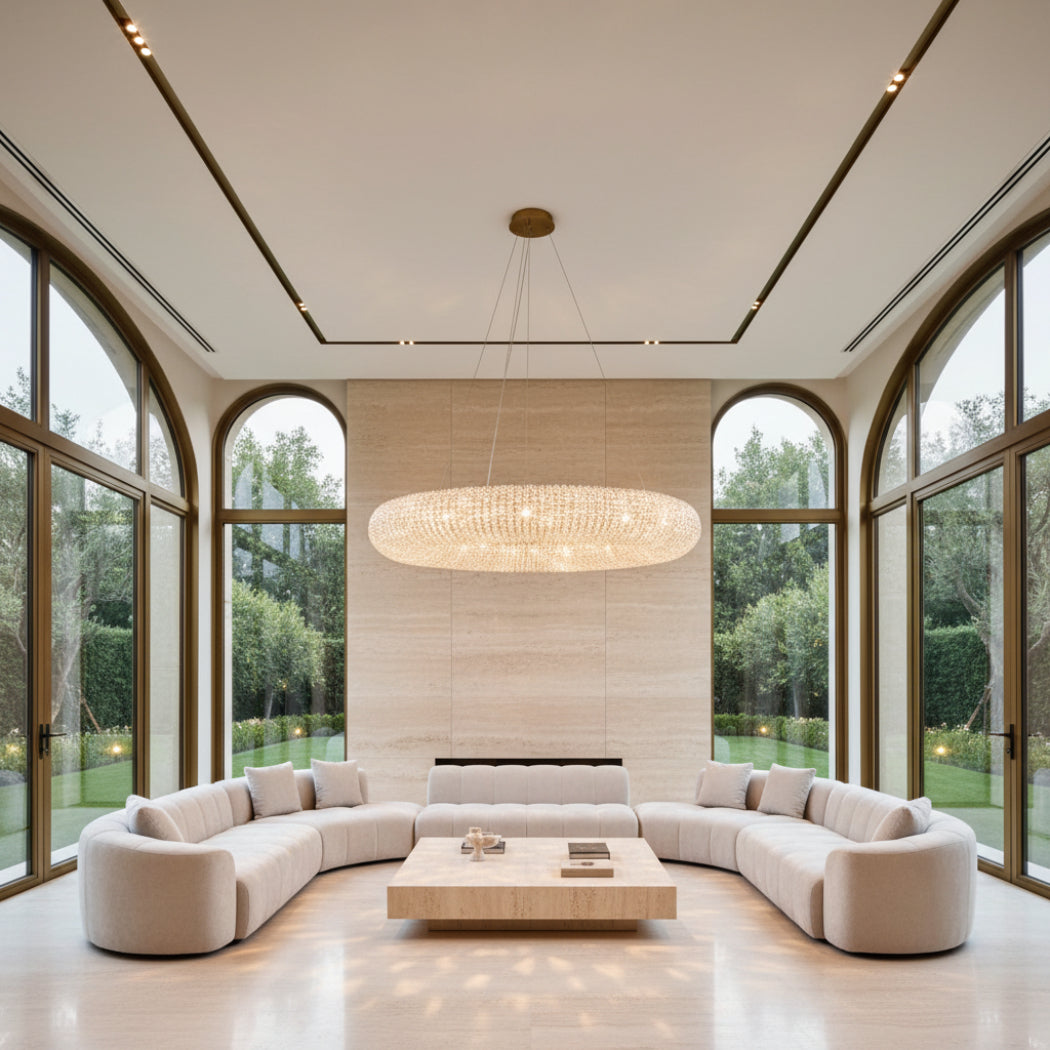 Halo Round Led Chandelier