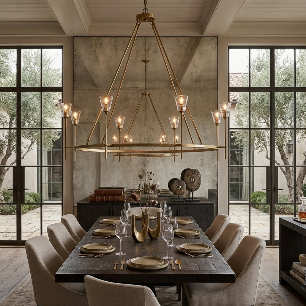 Torch de Vera Round Chandelier