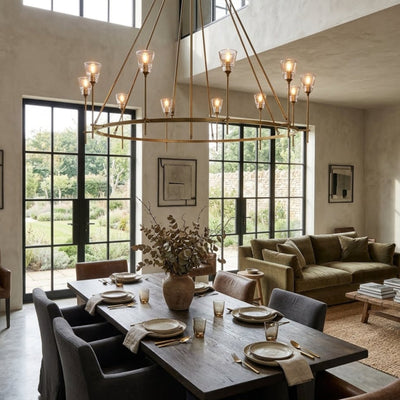Torch de Vera Round Chandelier