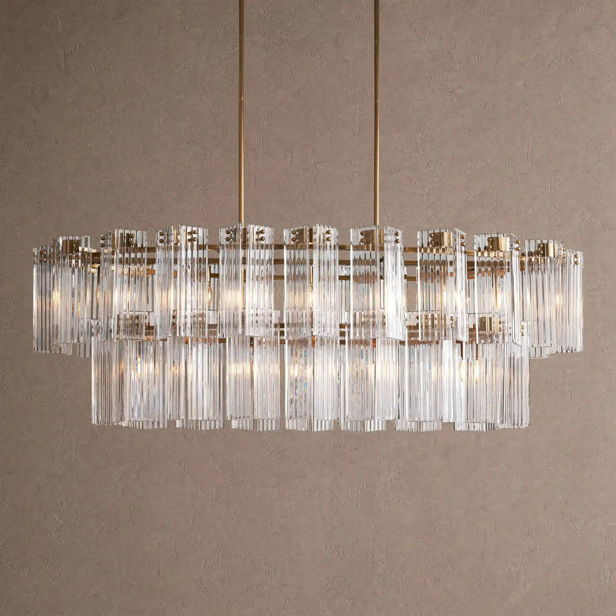 Delsie Oval Chandelier 51''63''72''
