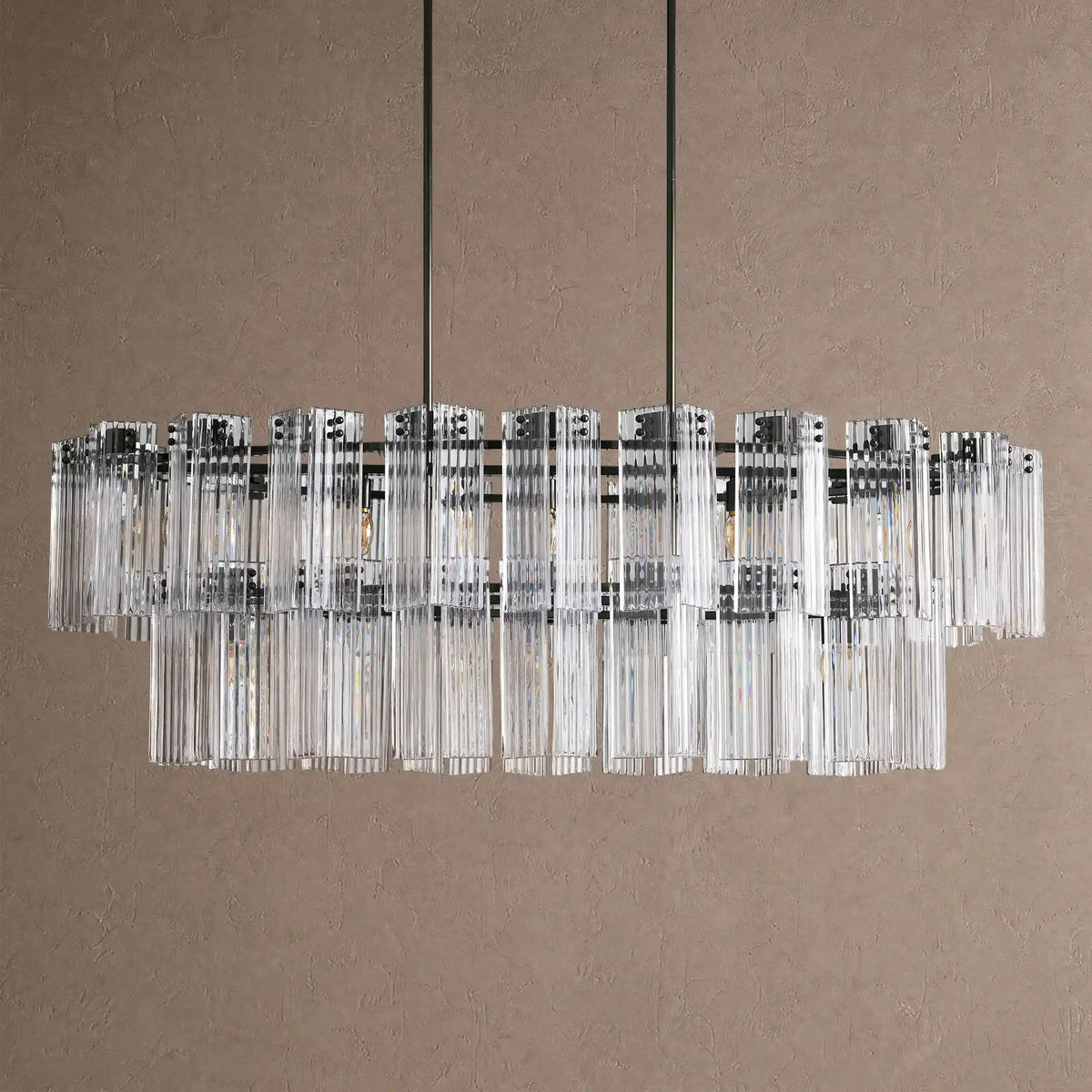 Delsie Oval Chandelier 51''63''72''