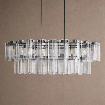 Delsie Oval Chandelier 51''63''72''