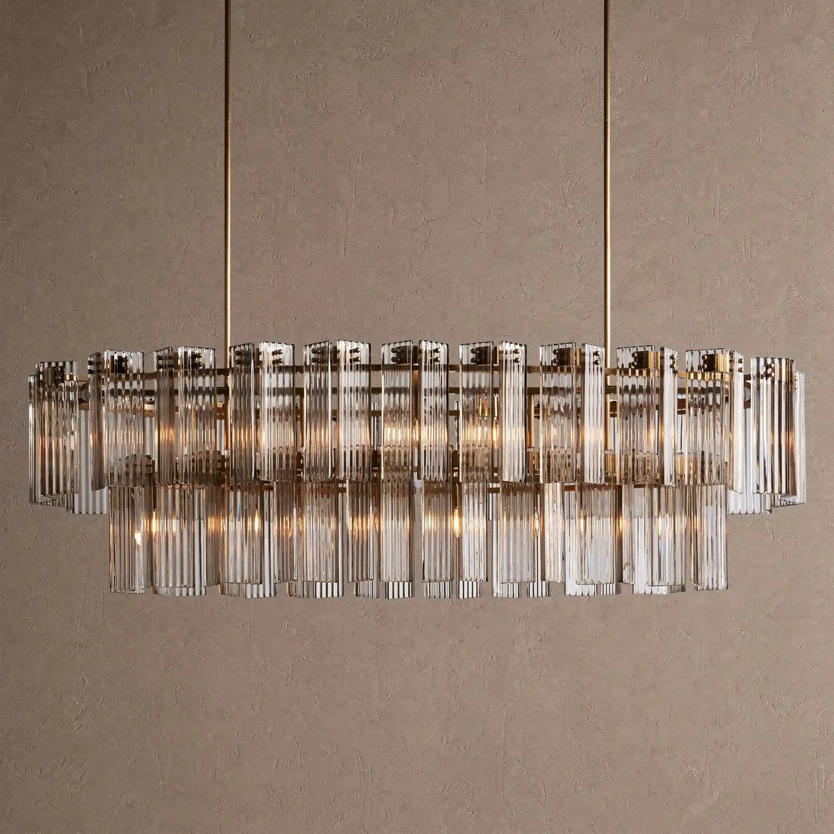 Delsie Oval Chandelier 51''63''72''