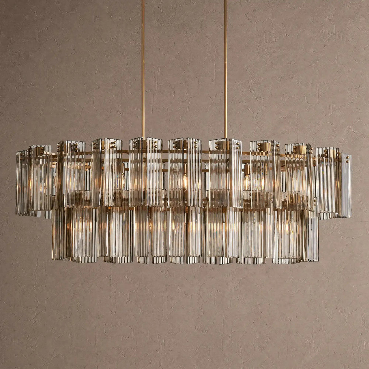 Delsie Oval Chandelier 51''63''72''