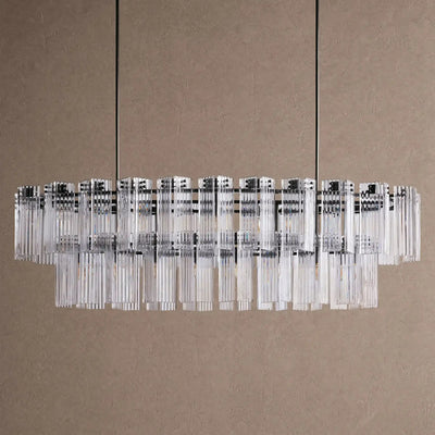 Delsie Oval Chandelier 51''63''72''