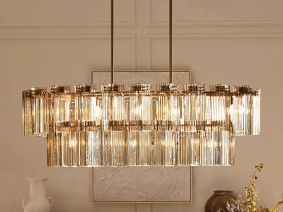 Ashford Oval Chandelier 51''63''72''