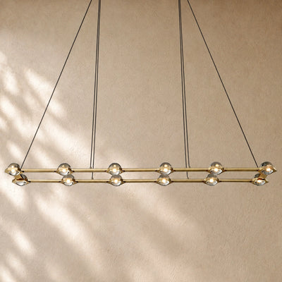 Ecletant Rectangular Chandelier