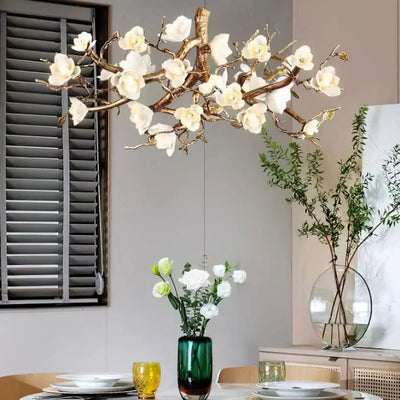 Refined Branch Brass Chandelier