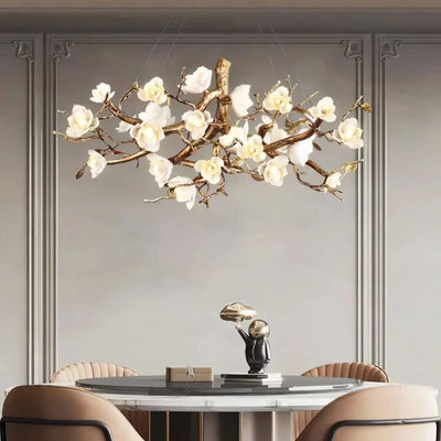 Refined Branch Brass Chandelier