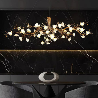 Refined Branch Brass Chandelier