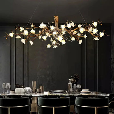 Refined Branch Brass Chandelier