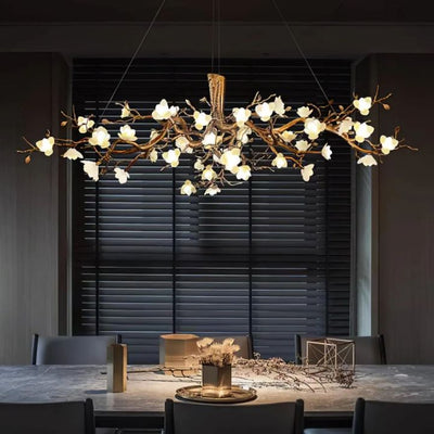 Refined Branch Brass Chandelier