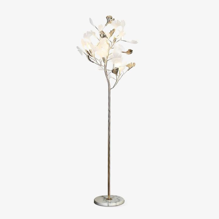 Tuscany Ceramic Leaf Floor Lamp