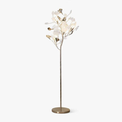 Tuscany Ceramic Leaf Floor Lamp
