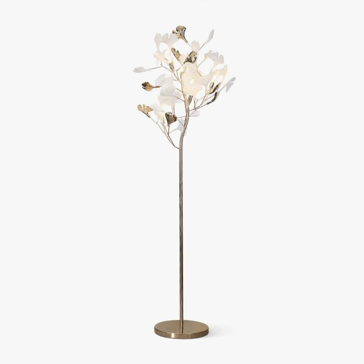 Tuscany Ceramic Leaf Floor Lamp