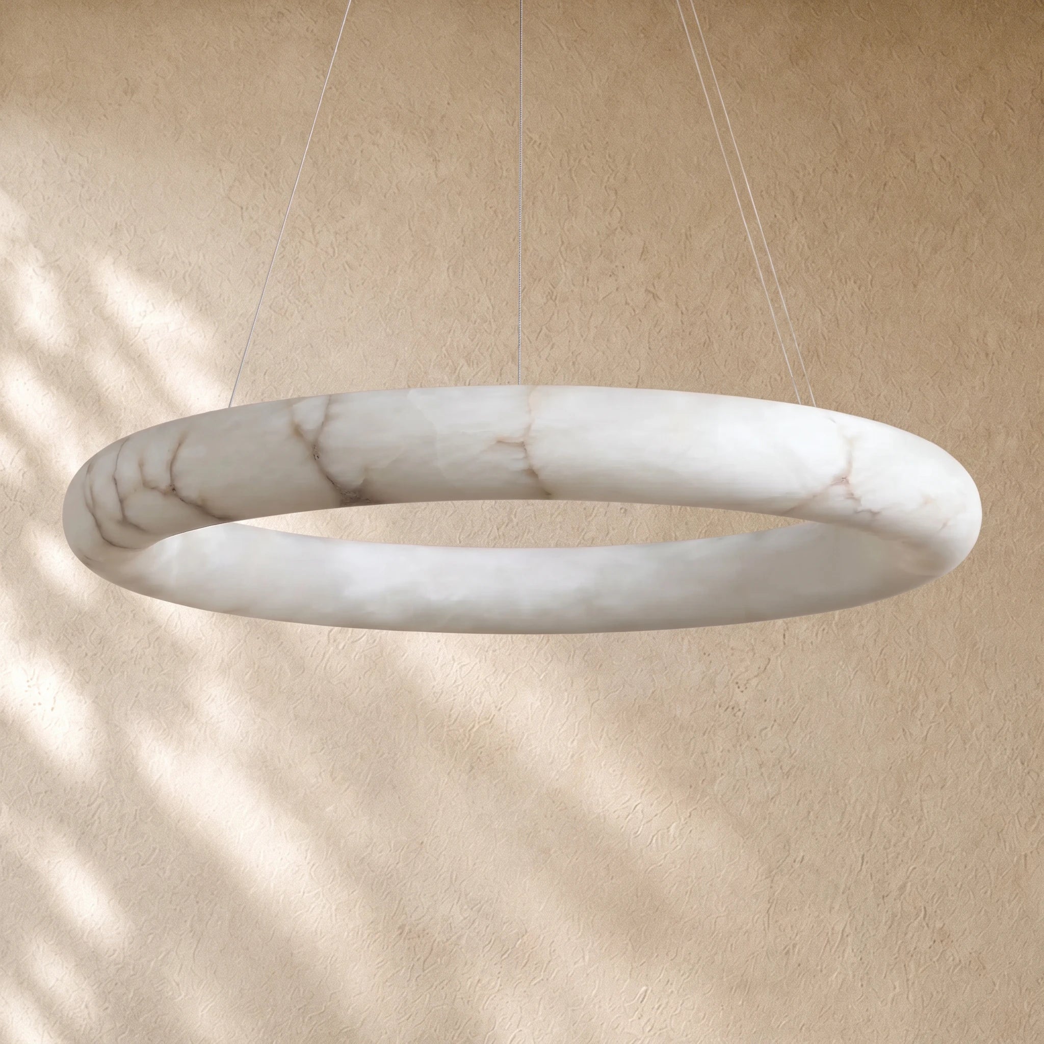 Halimas Halo Alabaster Chandelier