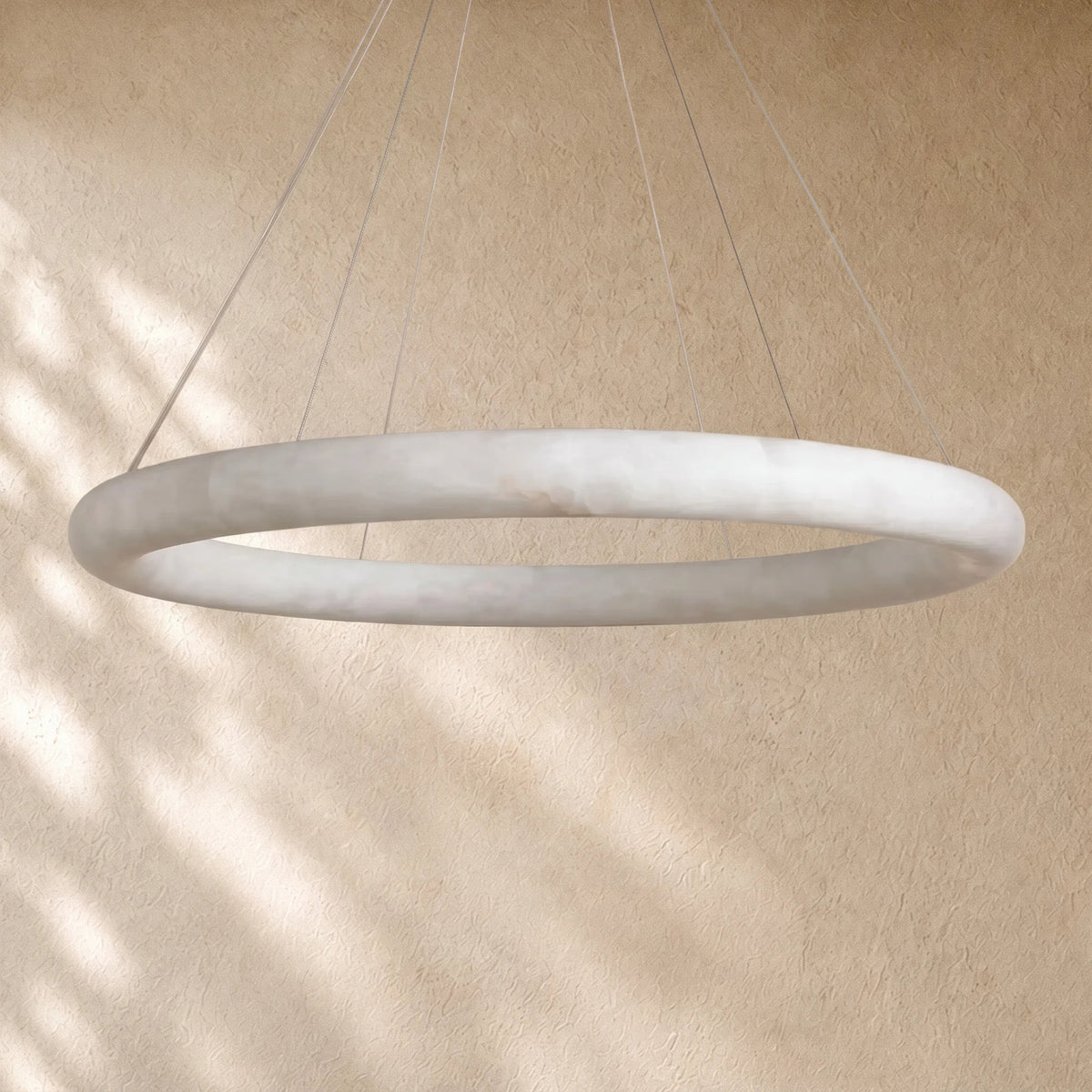 Halimas Halo Alabaster Chandelier