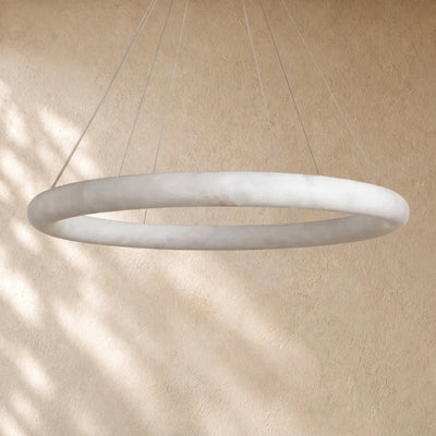 Halimas Halo Alabaster Chandelier
