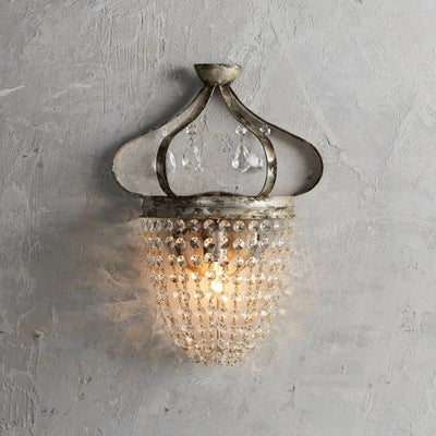 Equinox Crystal 1 Light Wall Sconce