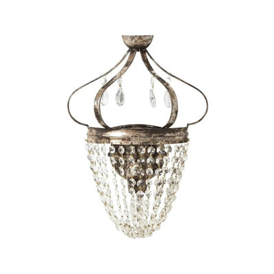 Equinox Crystal 1 Light Wall Sconce