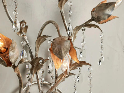 Equinox Crystal 6 Lights Wall Sconce