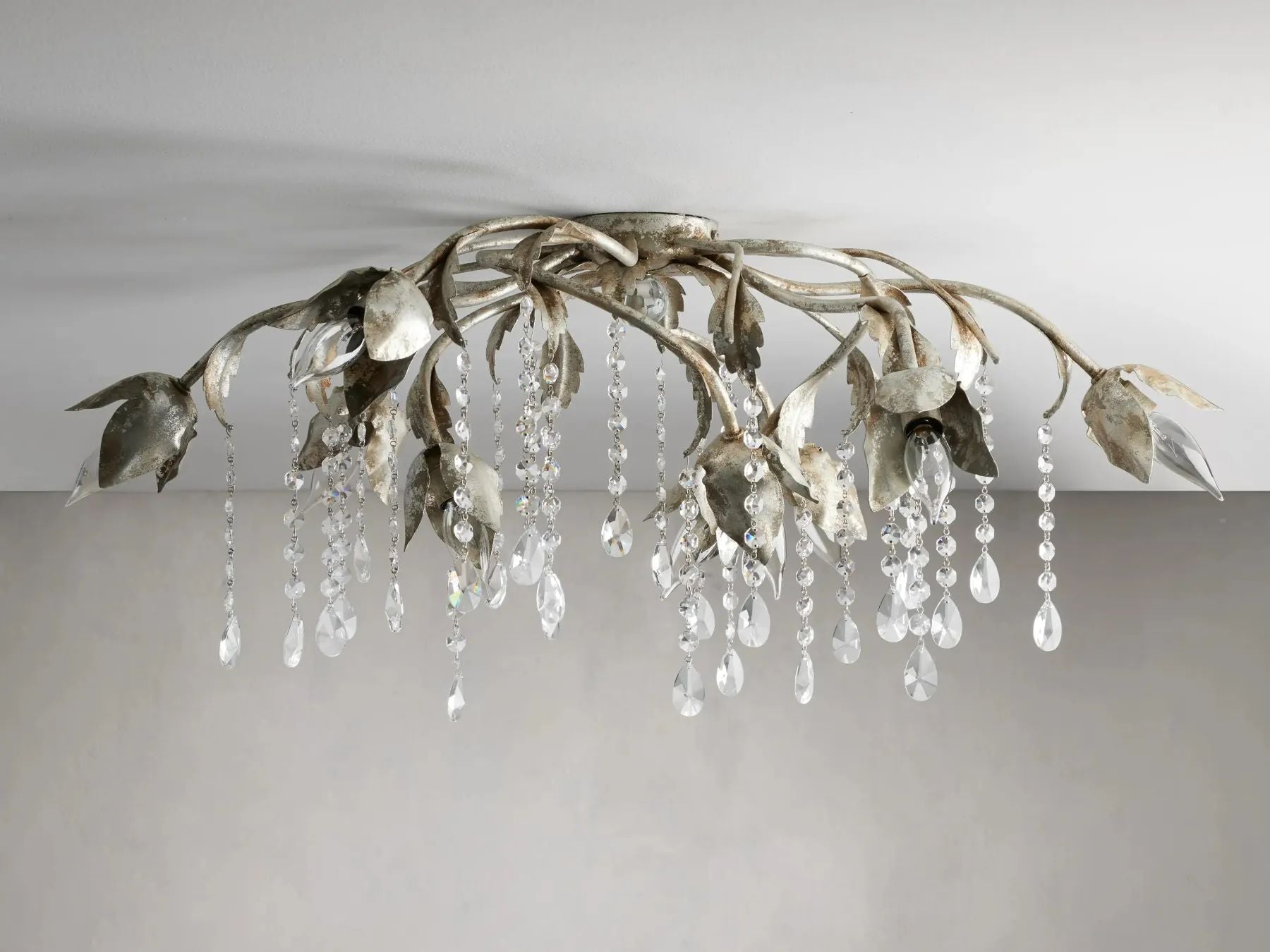 Equinox Crystal Flushmount Ceiling Light