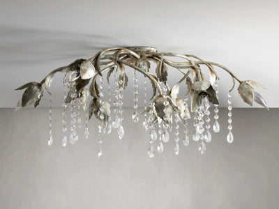 Equinox Crystal Flushmount Ceiling Light
