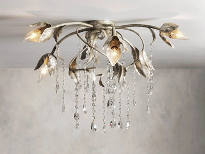 Equinox Crystal Flushmount Ceiling Light