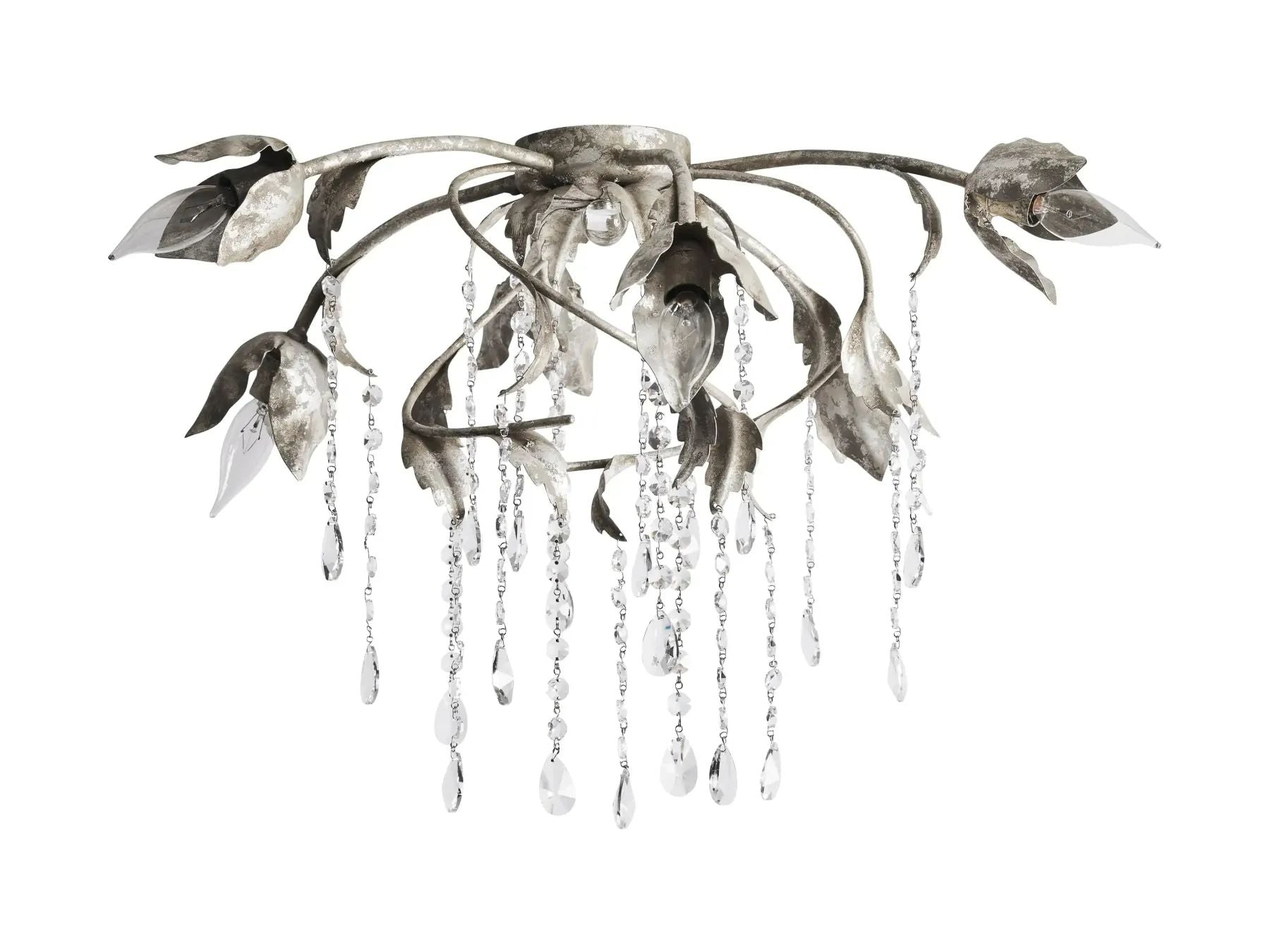 Equinox Crystal Flushmount Ceiling Light