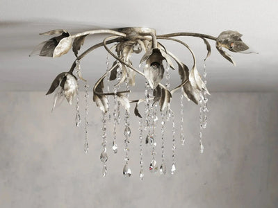 Equinox Crystal Flushmount Ceiling Light