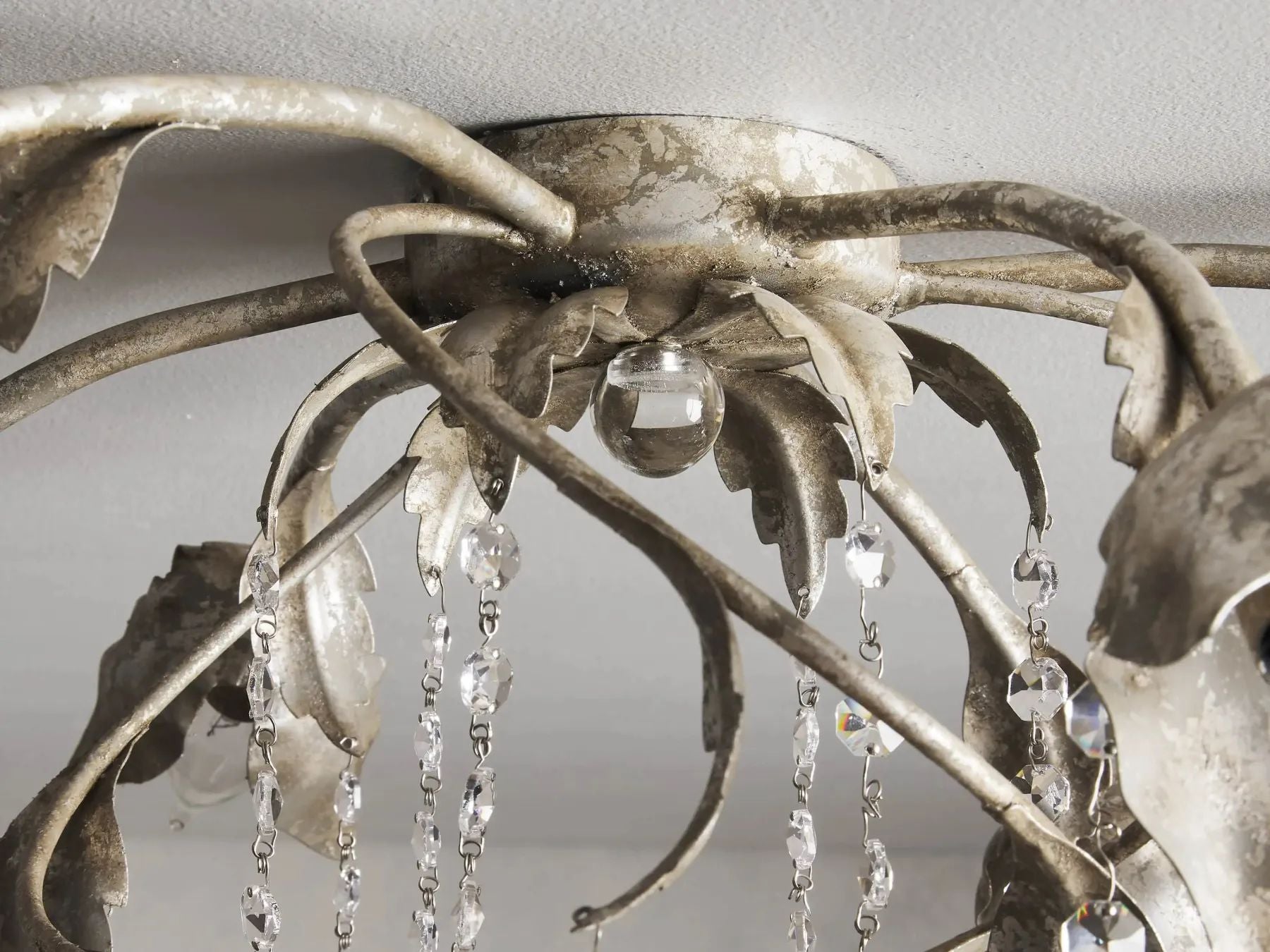 Equinox Crystal Flushmount Ceiling Light