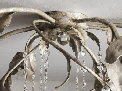 Equinox Crystal Flushmount Ceiling Light
