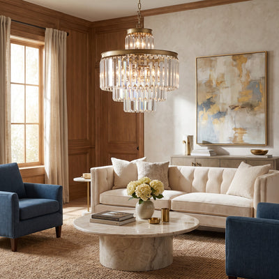 Leyland Tiered Round Chandelier Lighting